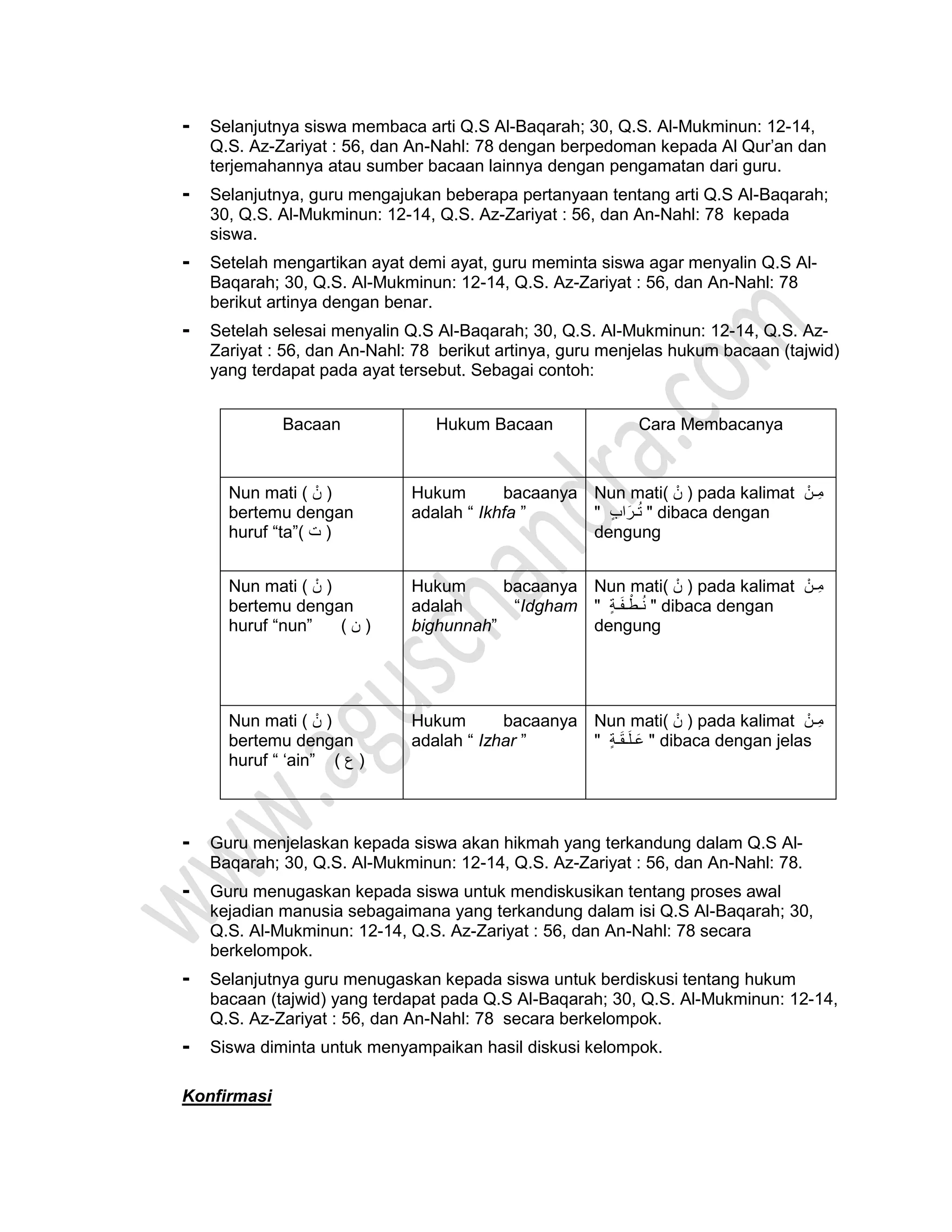 Contoh rpp sma berkarakter | PDF