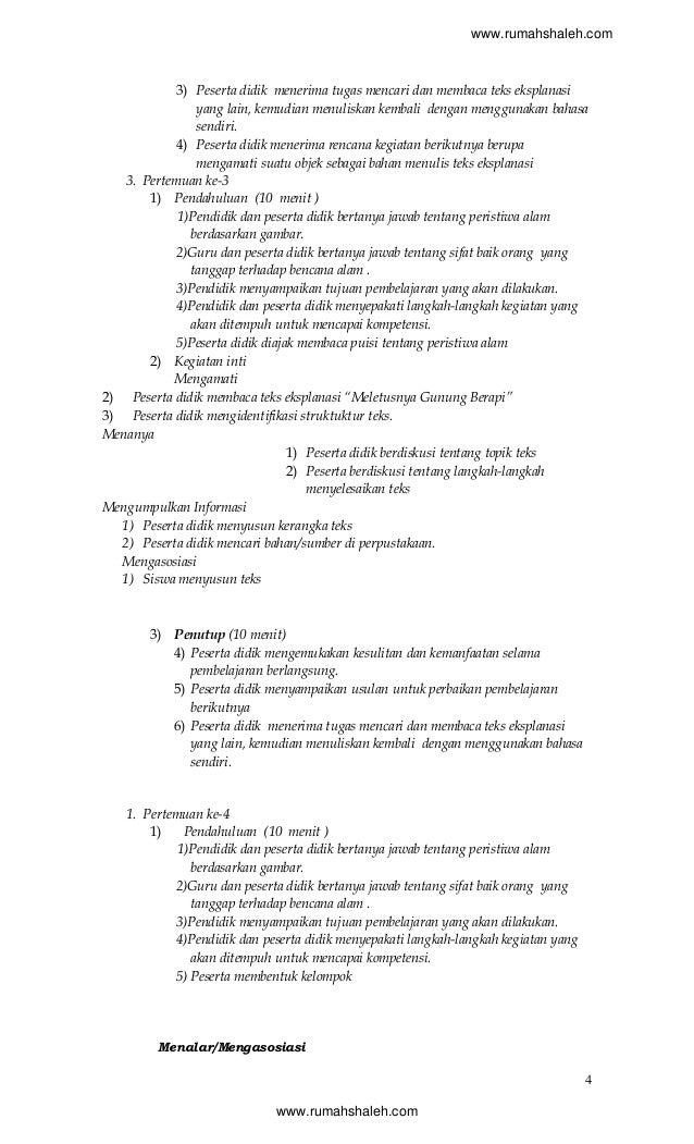 Contoh Rpp Teks Eksplanasi Smp Kelas Vii Contoh Rpp Teks Eksplanasi Smp Kelas Vii