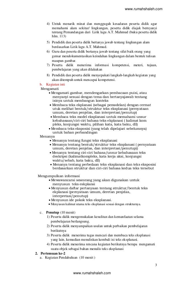 Contoh Rpp Teks Eksplanasi Smp Kelas Vii Contoh Rpp Teks Eksplanasi Smp Kelas Vii