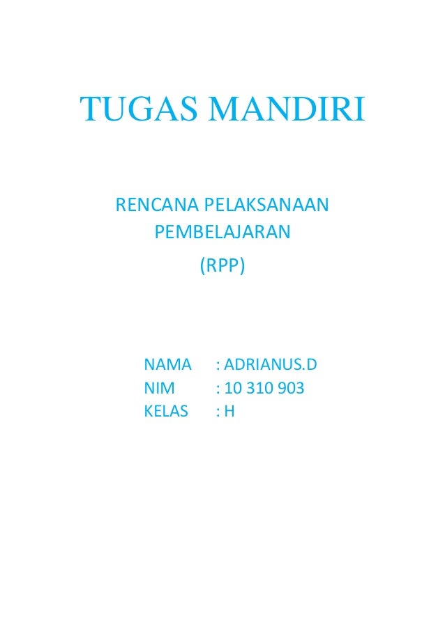 Contoh RPP TIK