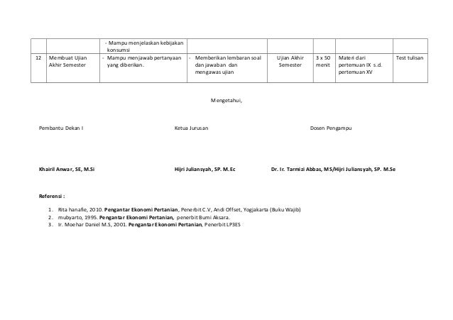 Contoh silabus portofolio