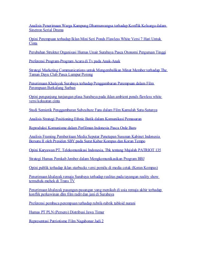 Contoh Skripsi Komunikasi Interpersonal