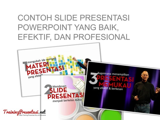 Contoh Slide Presentasi Powerpoint Yang Baik Dan Menarik Versi Terbaru