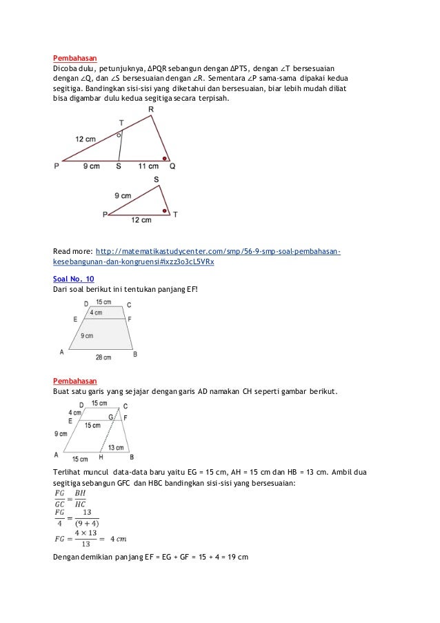 Contoh Soal Segitiga Sebangun Beserta Jawaban Erma Books Contoh Soal Segitiga Sebangun Beserta Jawaban Erma Books