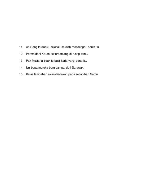 Contoh soalan kata nama am dan khas