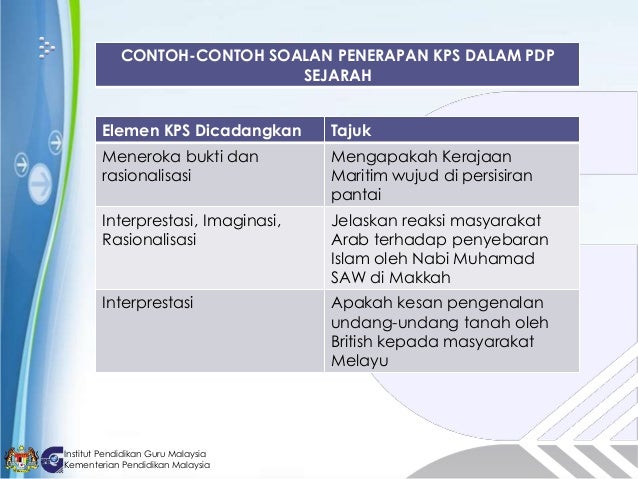 Contoh soalan kps(print hand out)