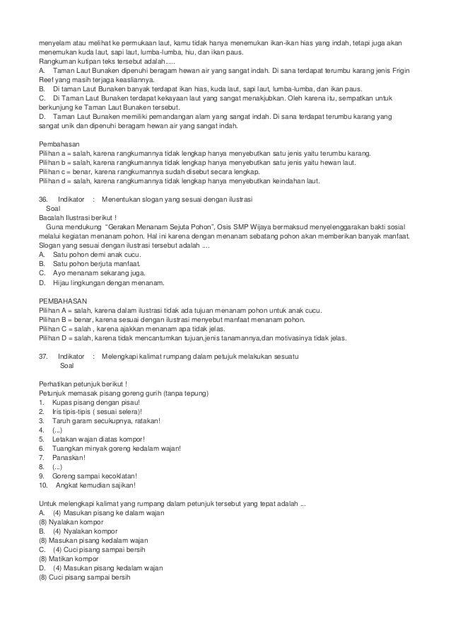 Contoh Soal B Ina Paket 2