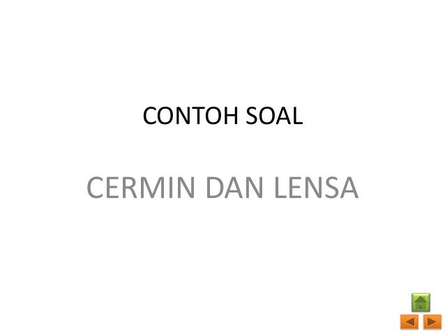 Contoh Soal Lensa