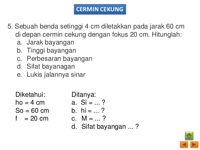 Contoh soal cahaya