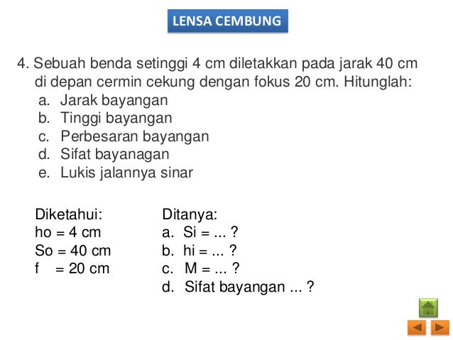 Contoh soal cahaya
