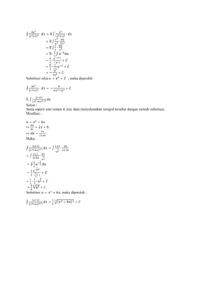 Contoh Soal Integral Pdf