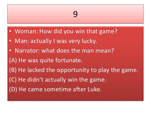 Contoh soal listening TOEFL PBT PART 3