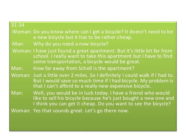 Contoh soal listening TOEFL PBT PART 3