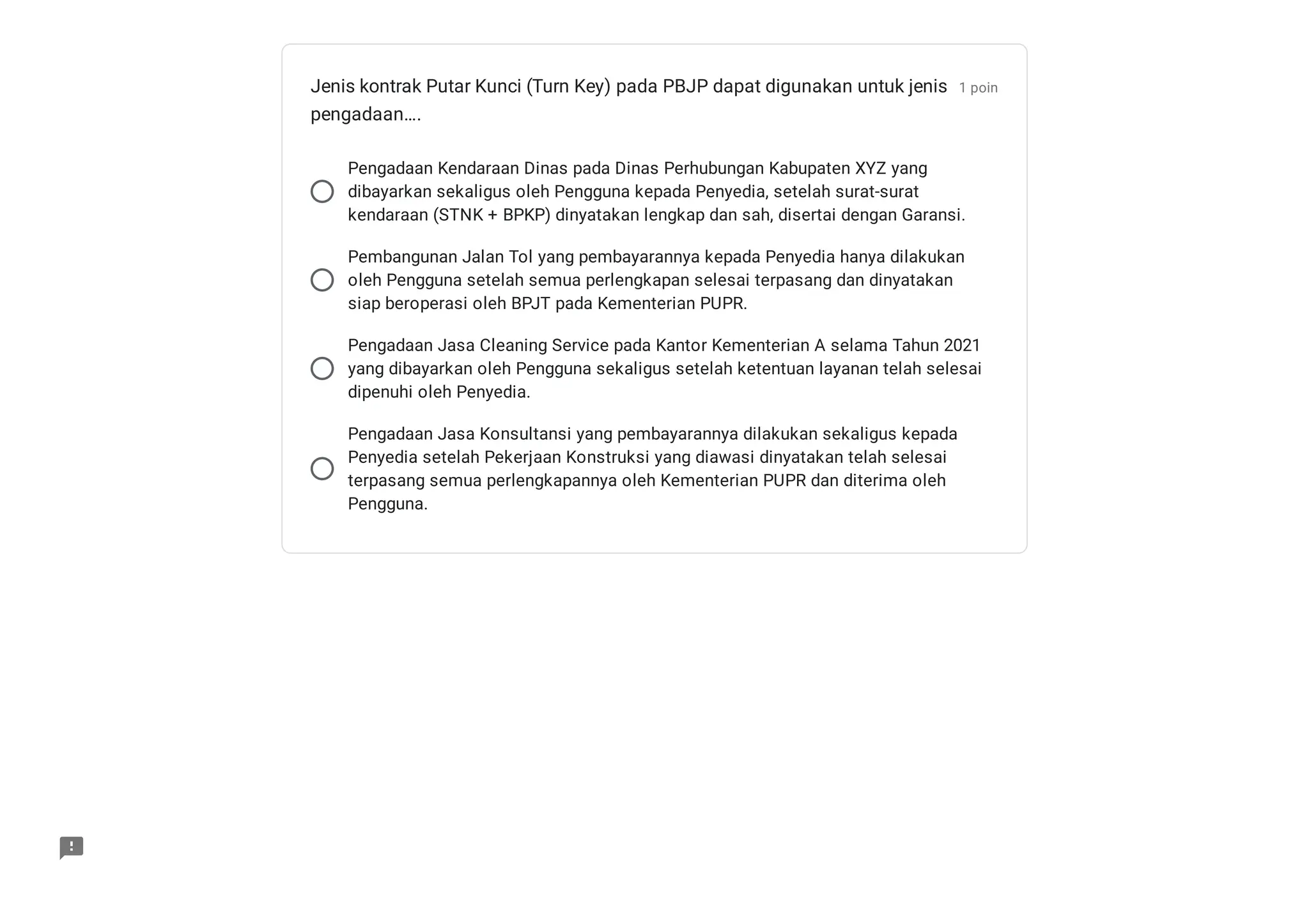 Contoh Soal M4 Pemilihan Penyedia Pbjp Pdf