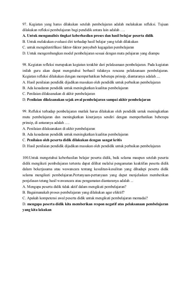 Contoh soal ppg 2018 Contoh soal ppg 2018