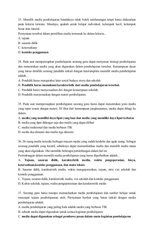 Contoh Soal Ppg 2018