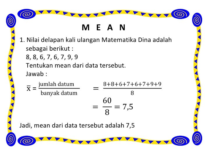 Contoh soal statistika
