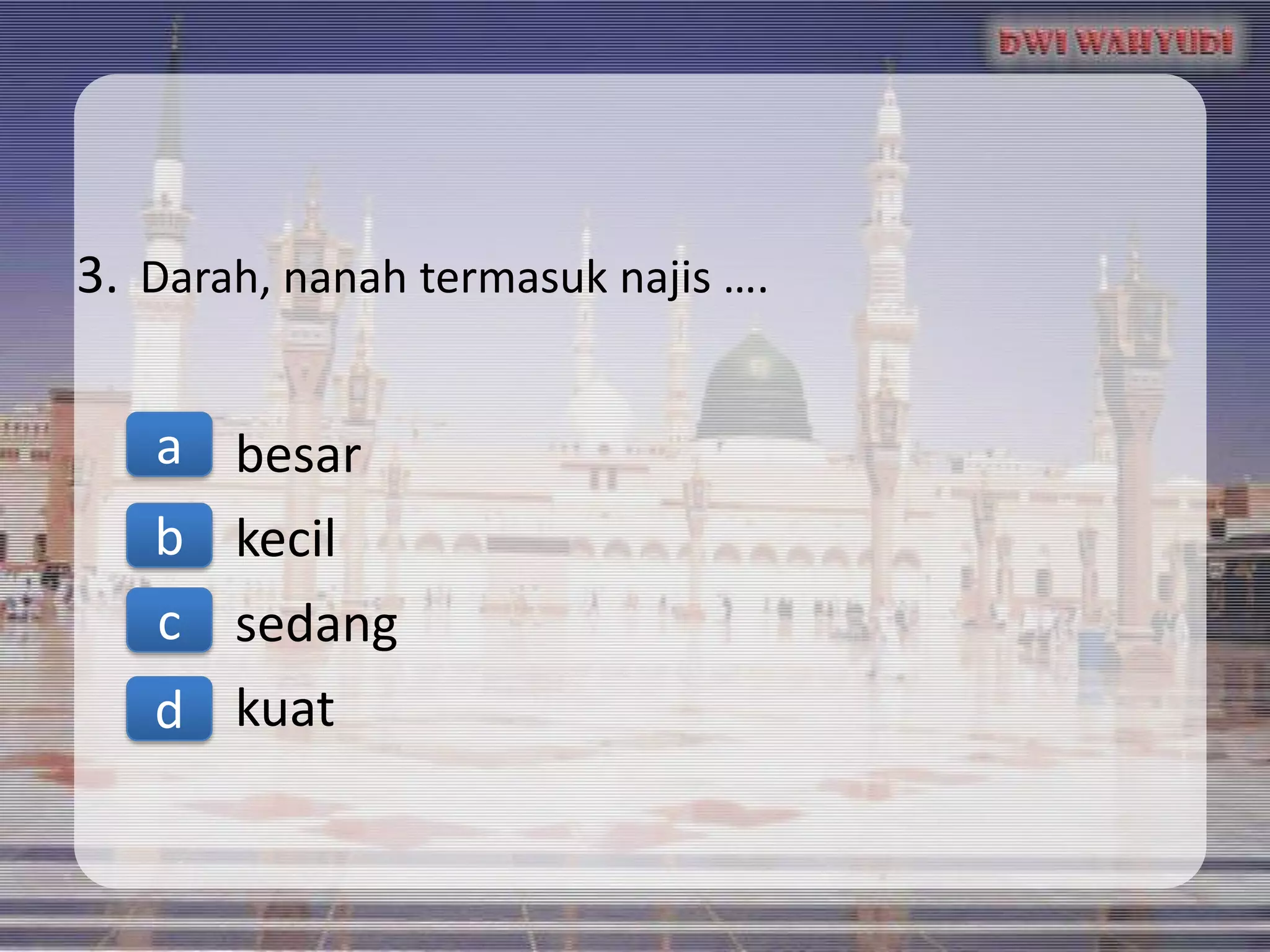 Contoh Soal Thaharah untuk Kelas 4 SD: Memahami Bersih dan Suci dalam Islam Contoh Soal Thaharah untuk Kelas 4 SD: Memahami Bersih dan Suci dalam Islam