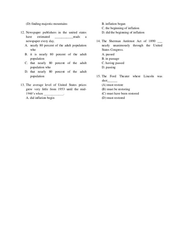 Soal Reading Toefl Dan Kunci Jawaban Pdf Berkas Belajar