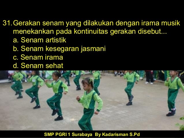 Contoh Soal Uas Penjas Ganjil 2015