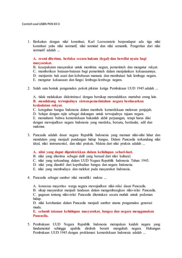 Contoh Soal PKN Kelas 12 Bab 2: Sistem dan Dinamika Demokrasi Contoh Soal PKN Kelas 12 Bab 2: Sistem dan Dinamika Demokrasi