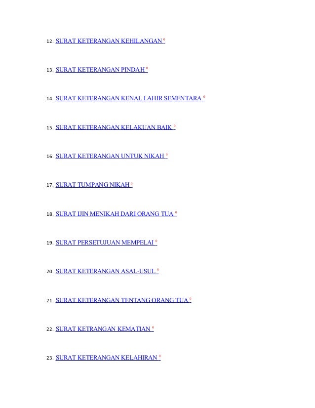 Contoh Surat Nikah Sementara  Wisata Dan Info Sumbar