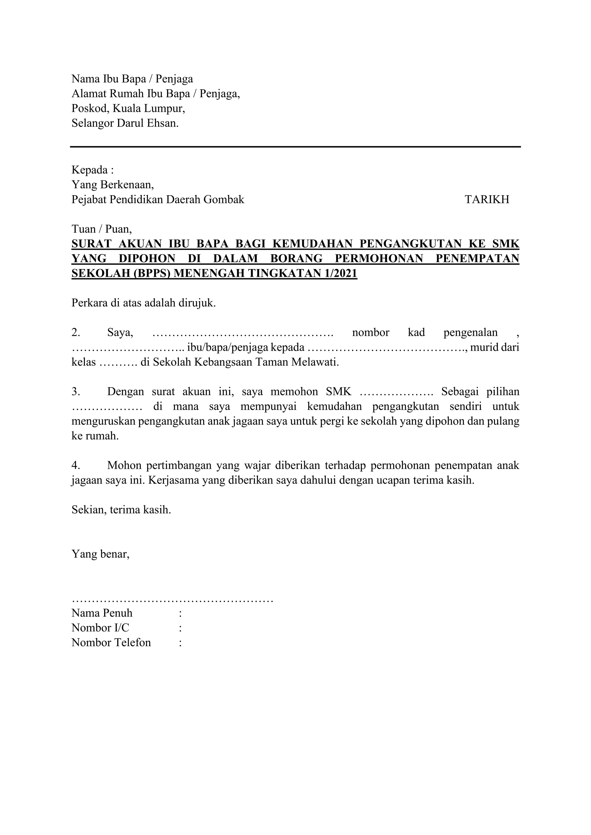 contoh-surat-akuan-ibu-bapa-kemudahan-pengangkutan-ke-smk-yang-dipohon