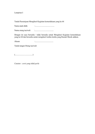 Contoh Surat Resmi
