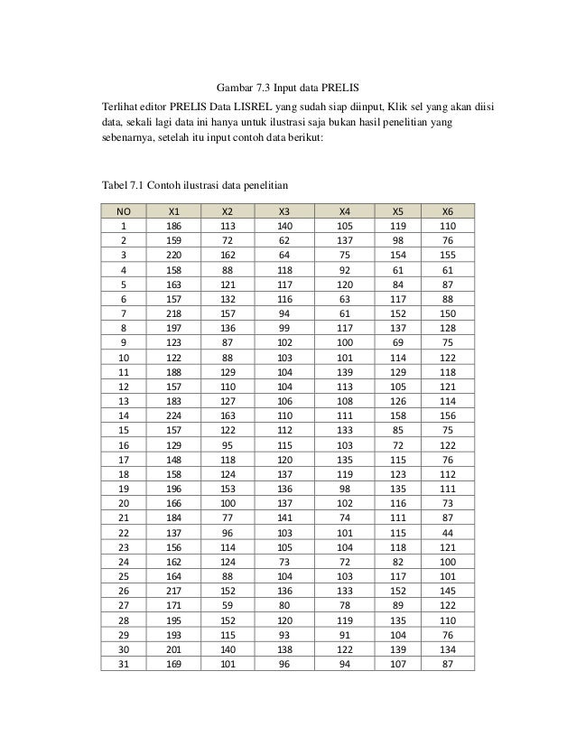 Contoh Tesis Analisis Jalur