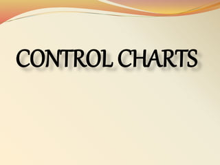 CONTROL CHARTS
 