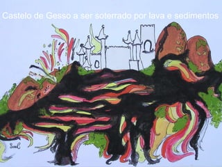 Castelo de Gesso a ser soterrado por lava e sedimentos 