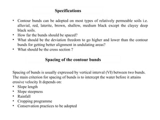 Comprehensive Guide to Contour Bunding for Soil and Water Conservation ...