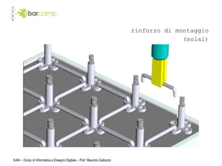 rinforzo di montaggio
                                                                                         (solai)




IUAV – Corso di Informatica e Disegno Digitale – Prof. Maurizio Galluzzo
 
