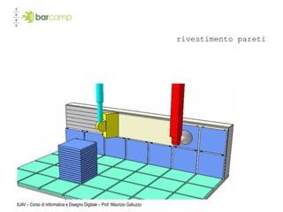 rivestimento pareti




IUAV – Corso di Informatica e Disegno Digitale – Prof. Maurizio Galluzzo
 