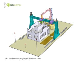 IUAV – Corso di Informatica e Disegno Digitale – Prof. Maurizio Galluzzo
 