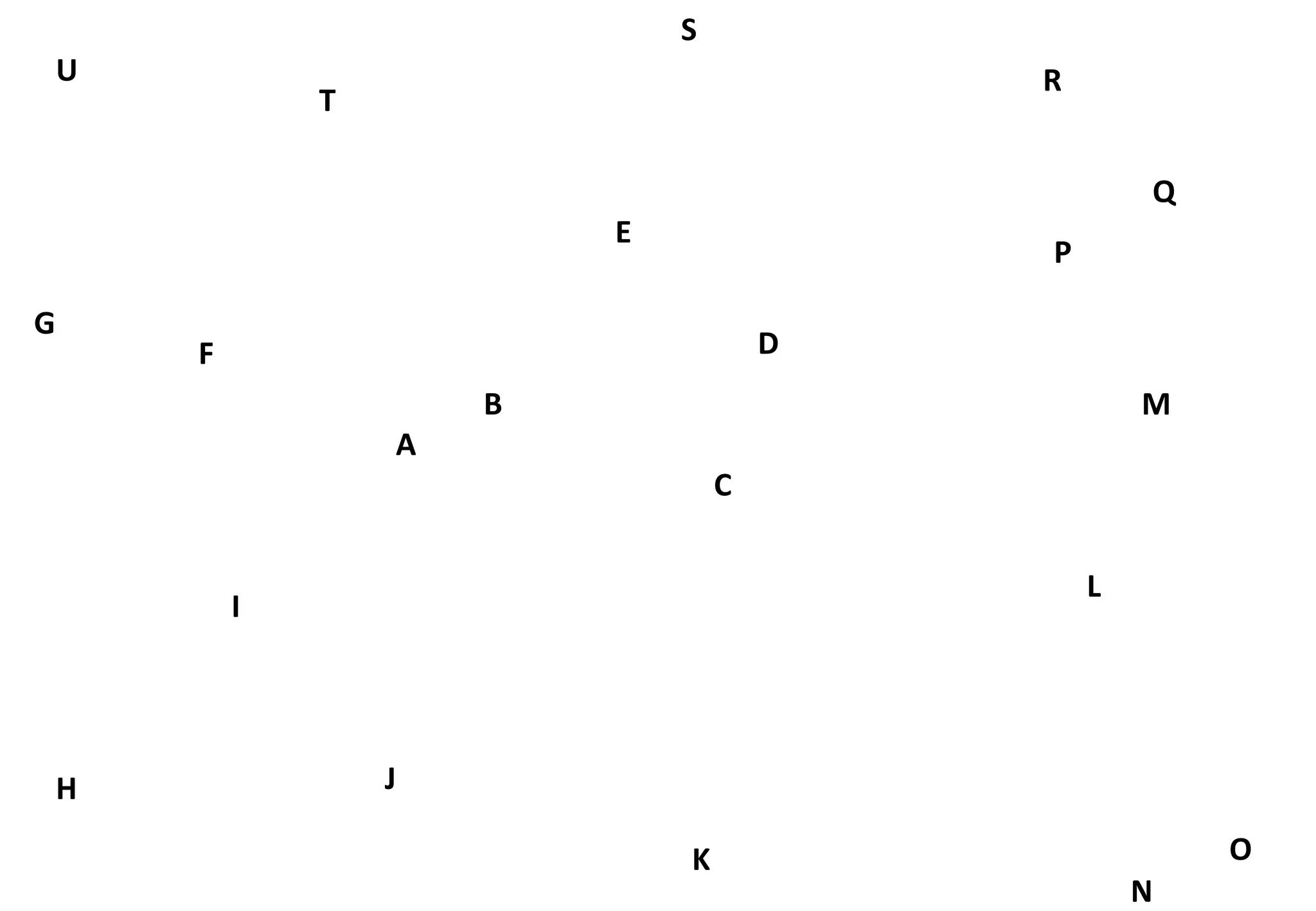 A J E F D C B T P H L S O R N Q I M K G U 