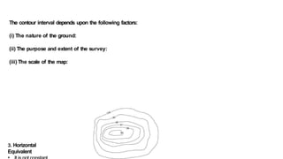 Contouring surveing different types with example | PPTX
