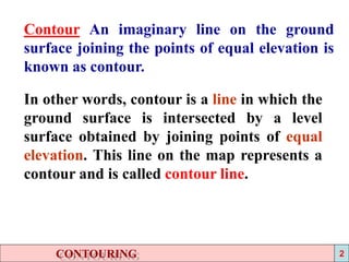 Contouring Definition In Surveying Contouring