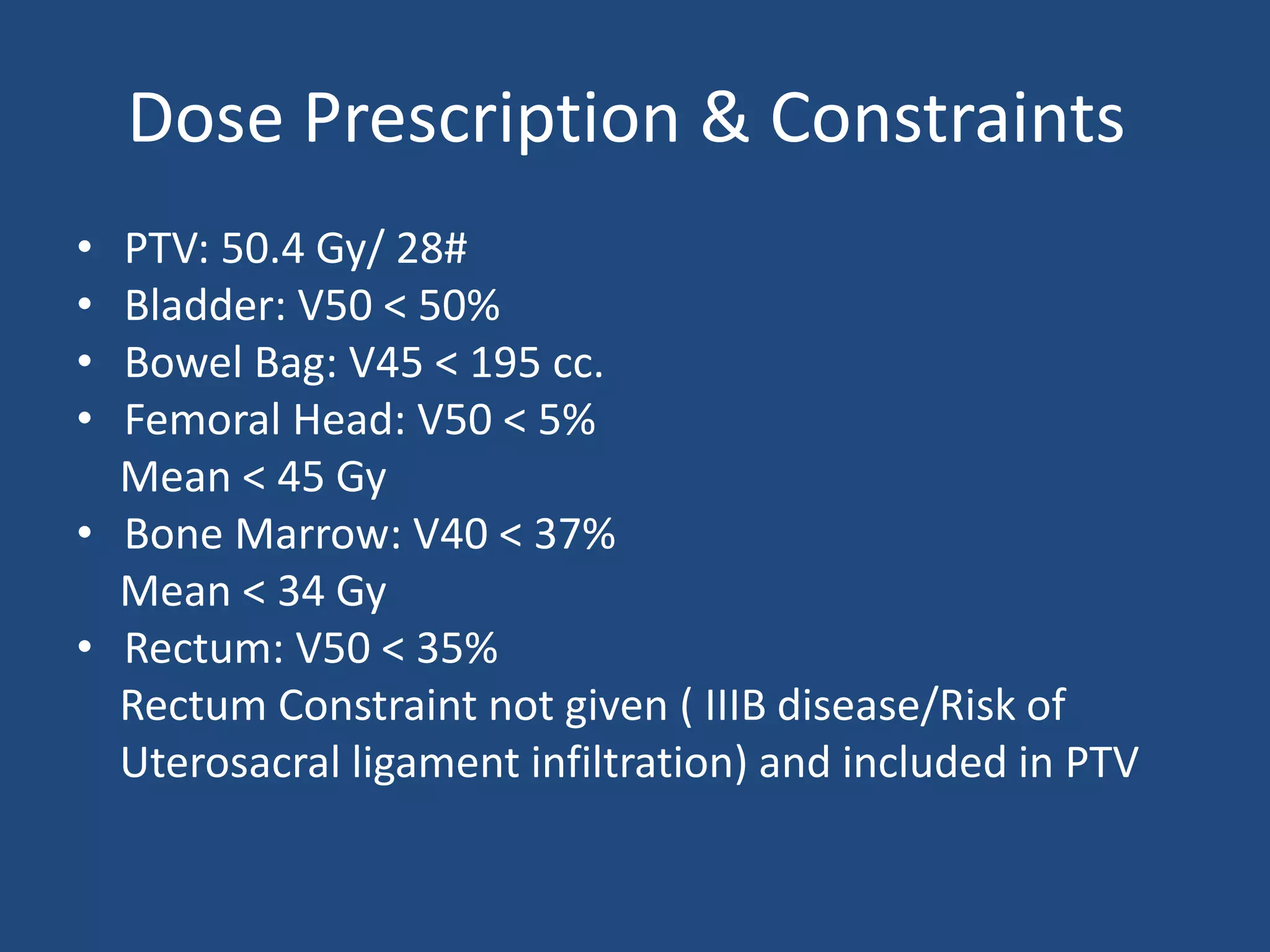 Contouring guidelines Cervix IMRT | PPTX