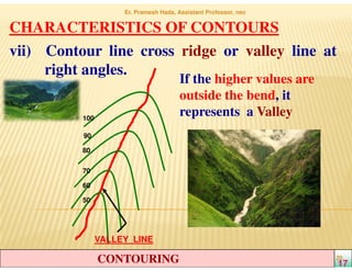 Ridge Line And Valley Line In Contour Contouring - Surveying...for Civil Engineering And Architecture..