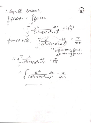 Contour integration in Complex Analysis Type II