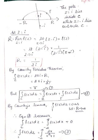 Contour integration type II | PDF