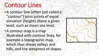 Lines Of Equal Elevation Are Called Contour Lines