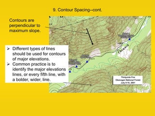 Brief ContourLines power point for surveying engineering | PPT