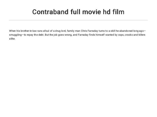 contraband in a sentence contraband in a sentence