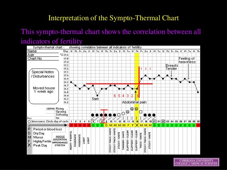 Sympto Thermal Method Chart Download