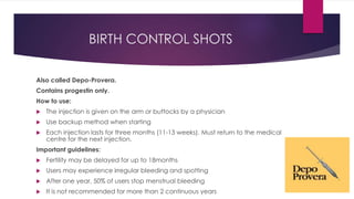 Contraception | PPTX
