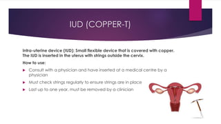 Contraception | PPTX