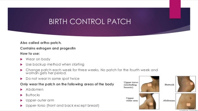 contraception how birth control patch works