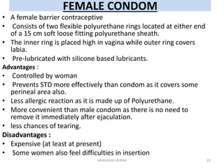 Female Protection Contraception | PPTX